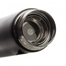 Garrafa Térmica de Aço Inox com Termômetro em LED Preta 500ml - Wolff