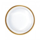 Vaso de Vidro com Borda Dourada Liz 11cm x 11cm x 27cm - Wolff