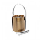 Balde de Gelo de Aço Inox Dourado Old Fashioned - Wolff