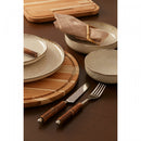 Conjunto 6 Talheres de Aço Inox com Cabo de Bambu - Wolff