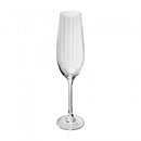 Jogo 6 Taças de Champagne De Cristal Ecológico Bohemia Columba Optic 260Ml - Wolff