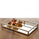 Bandeja de Aço Inox com Espelho 41cm x 26cm x 5cm - Wolff