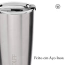 Copo Térmico de Aço Inox Parede Dupla com Tampa 600ml - Wolff