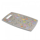Tábua para Corte de Plástico Kitchen Cinza 30cm x 20cm x 1cm - Lyor
