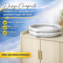 Balde Dobrável Retrátil Flexível 10L Silicone  Com Alça