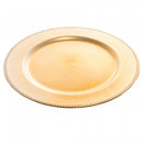 Sousplat de Plástico Dourado 25cm - Wolff