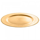Sousplat de Plástico Dourado 25cm - Wolff