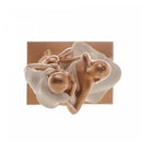 Figura Decorativa Família de Resina Branco 9cm x 7cm x 20cm - Wolff