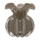 Vaso Italy 10cm x 11cm Nude Leitoso Vidro - Wolff