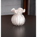 Vaso Italy 10cm x 11cm Nude Leitoso Vidro - Wolff