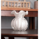 Vaso Italy 10cm x 11cm Nude Leitoso Vidro - Wolff