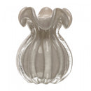 Vaso Italy 13cm x 17cm Nude Leitoso Vidro - Wolff