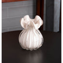 Vaso Italy 13cm x 17cm Nude Leitoso Vidro - Wolff