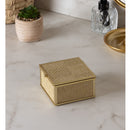 Porta-Joias Toscana 10cm x 11cm x 5,5cm Dourado Metal - Wolff