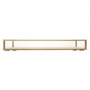 Bandeja Decorativa Toscana 30cm x 20cm x 3cm Dourada Metal - Wolff