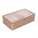 Porta-Joias Toscana 21cm x 12cm x 5,5cm Dourado Metal - Wolff