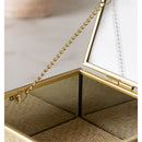 Porta-Joias Toscana 21cm x 12cm x 5,5cm Dourado Metal - Wolff