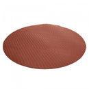 Lugar Americano Redondo Amélie 38cm Marrom PVC - Wolff