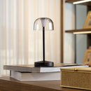 Luminária de Mesa Led 3 Tons Usb Íris Preta Metal - Wolff