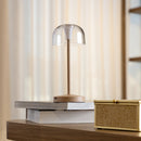 Luminária de Mesa Led 3 Tons Usb Íris Bege Metal - Wolff