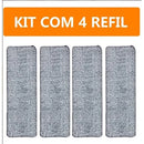 Refil Flat Mop Kit 4 Unidades Esfregão Vassoura Mágica