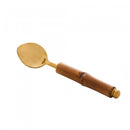 Conjunto 6 Talheres de Aço Inox com Cabo de Bambu Dourado - Wolff
