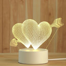 Luminária de Mesa de LED 3D Criativa