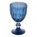 Conjunto 6 Taças de Água Greek 320ml Azul Vidro - Wolff