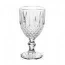 Conjunto 6 Taças de Água com Fio de Ouro Greek 320ml Vidro - Wolff
