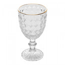 Conjunto 6 Taças de Água com Fio de Ouro Roman 345ml Vidro - Wolff