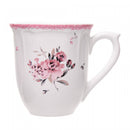 Jogo 20 Peças Natural Florescer Rosa Cerâmica - Wolff