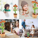 Brinquedo Cacto Dançante Fala e Repete com Luzes