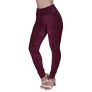 Calça Legging Feminina Flanelada de Veludo de Inverno