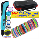 Caneta de Impressão 3D com Tela LCD e Filamento Incluso