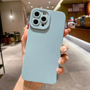 Case iPhone de Silicone Fosco com Proteção de Câmera