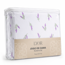 Jogo de Cama Casal Essencial Lavanda Toque 250 Fios Microfibra - Lyor