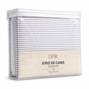 Jogo de Cama King Essencial Lines Toque 250 Fios Microfibra - Lyor