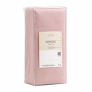 Lençol com Elástico Saphira Solteiro Toque 300 Fios Rosa Microfibra - Lyor
