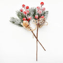 Conjunto de Ramos Artificias para Decoração de Árvore de Natal