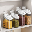 Dispenser Organizador de Alimentos Hermético com Medidor - FreshFlow