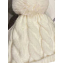 Gorro Feminino Grosso de Inverno com Pompom