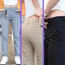 Calça Feminina Social Em Seda Gelo | LuxeFit