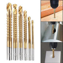 Kit Completo 6 Brocas Multifuncional Titanium