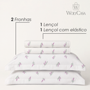 Jogo de Cama Casal Essencial Lavanda Toque 250 Fios Microfibra - Lyor