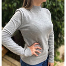 Suéter Feminino de Tricot com Gola Alta para Inverno