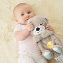 Urso Lontrinha de Pelúcia Musical que Respira com Led - LuminBear