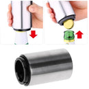 Abridor De Garrafas Magnetico Automatico Para Cerveja Em Aço Inox