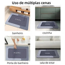 Tapete Absorvente Antiderrapante para Banheiro